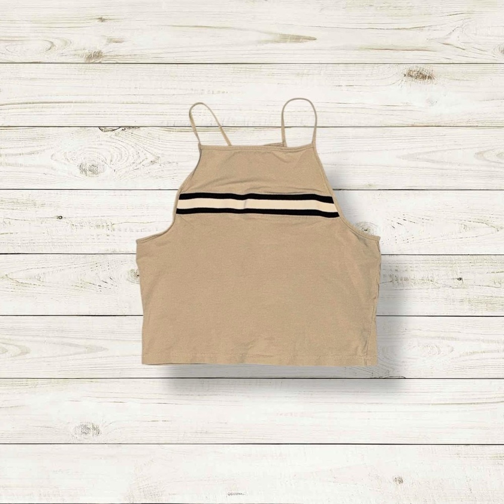 Divided by H&M Tan Halter Tank – Size S